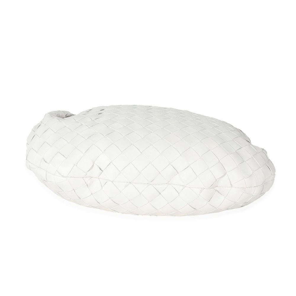 Bottega Veneta White Intrecciato Lambskin Teen Jodie - Picture 4 of 6